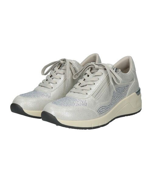 Bridget Birkin / ブリジットバーキン スニーカー | 【Round About】ラインストーンサイドジップスニーカー | 詳細10