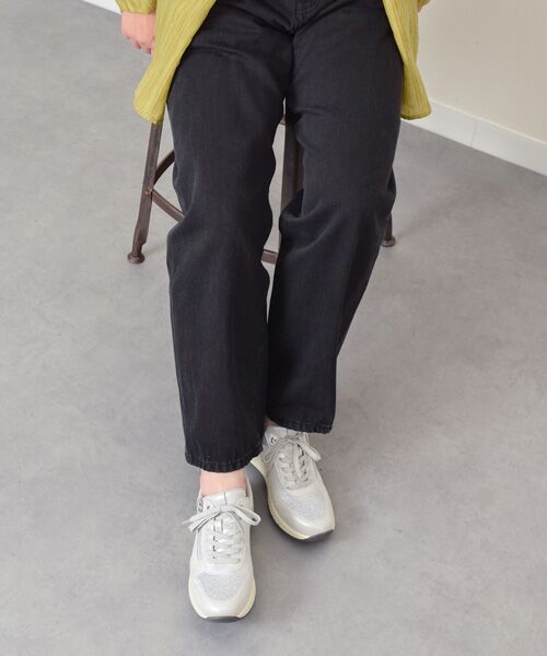 Bridget Birkin / ブリジットバーキン スニーカー | 【Round About】ラインストーンサイドジップスニーカー | 詳細17