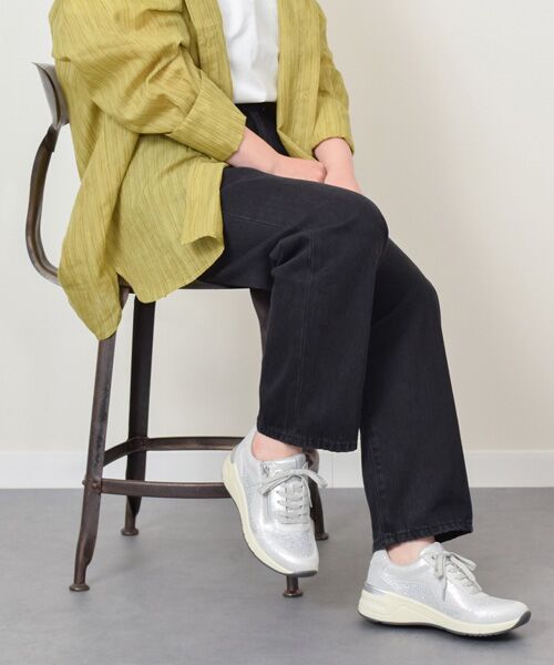 Bridget Birkin / ブリジットバーキン スニーカー | 【Round About】ラインストーンサイドジップスニーカー | 詳細18