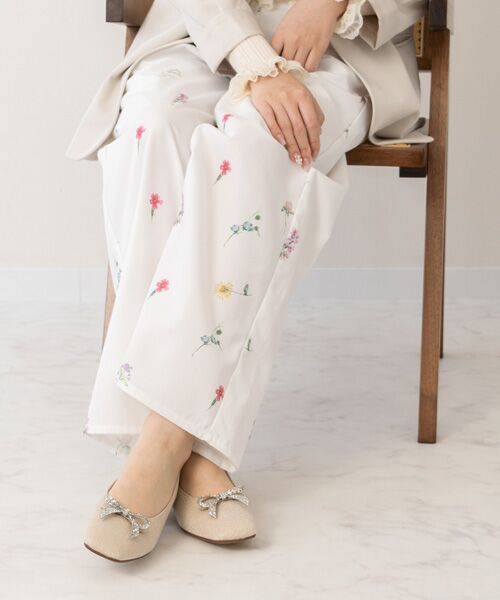 Bridget Birkin / ブリジットバーキン パンプス | 【Bridget Birkin】ビジューリボンラメパンプス | 詳細18