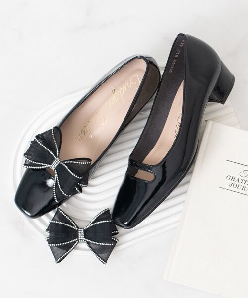 Bridget Birkin / ブリジットバーキン パンプス | 【Bridget Birkin】2wayビジューリボンカットパンプス | 詳細11