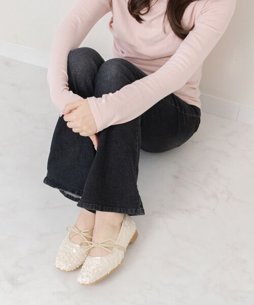 Bridget Birkin / ブリジットバーキン パンプス | 【Bridget Birkin】ツイードスパンコールリボンパンプス | 詳細18