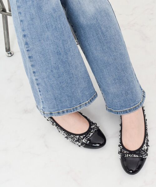 Bridget Birkin / ブリジットバーキン バレエシューズ | 【Bridget Birkin】ラメツイードバレエシューズ | 詳細8