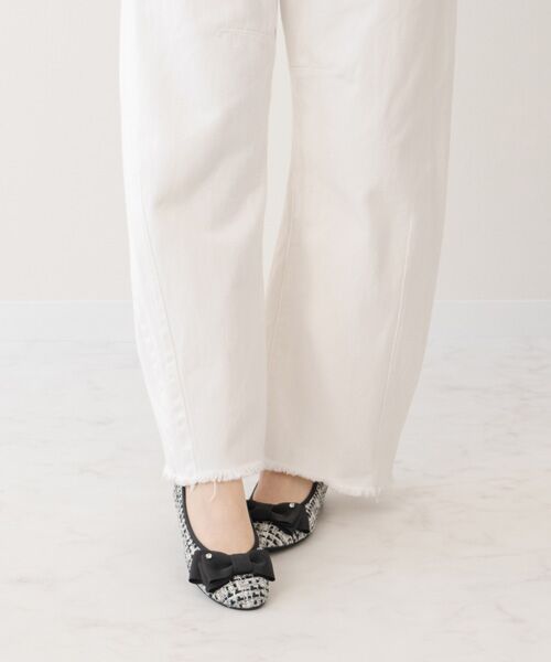 Bridget Birkin / ブリジットバーキン バレエシューズ | 【Bridget Birkin】ツイードグログランリボンバレエシューズ | 詳細8