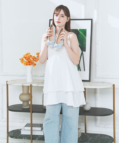 Bridget Birkin / ブリジットバーキン バレエシューズ | 【Bridget Birkin】ツイードグログランリボンバレエシューズ | 詳細24