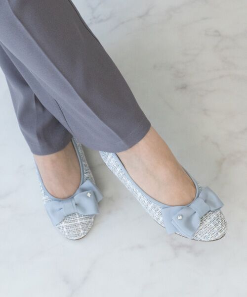 Bridget Birkin / ブリジットバーキン バレエシューズ | 【Bridget Birkin】ツイードグログランリボンバレエシューズ | 詳細25