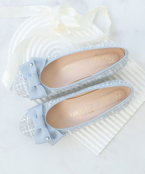 Bridget Birkin / ブリジットバーキン バレエシューズ | 【Bridget Birkin】ツイードグログランリボンバレエシューズ | 詳細27