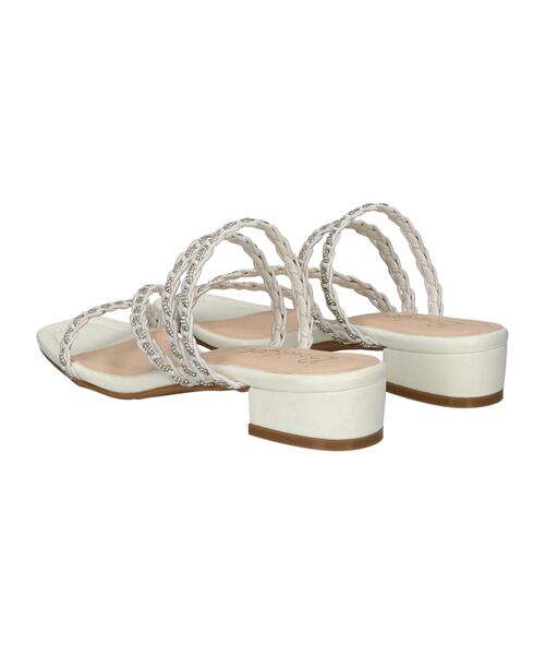 Bridget Birkin / ブリジットバーキン サンダル | 【Bridget Birkin】キラキラ編み込みサンダル | 詳細2