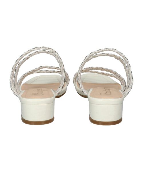 Bridget Birkin / ブリジットバーキン サンダル | 【Bridget Birkin】キラキラ編み込みサンダル | 詳細3