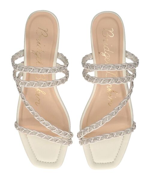 Bridget Birkin / ブリジットバーキン サンダル | 【Bridget Birkin】キラキラ編み込みサンダル | 詳細4