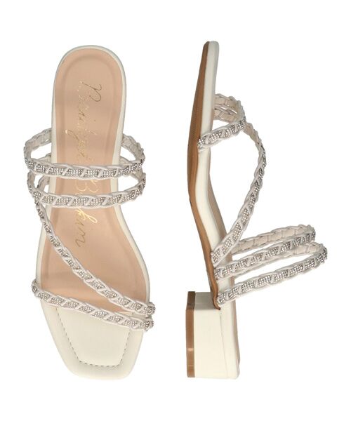 Bridget Birkin / ブリジットバーキン サンダル | 【Bridget Birkin】キラキラ編み込みサンダル | 詳細6