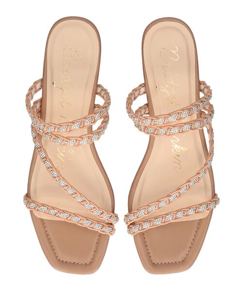 Bridget Birkin / ブリジットバーキン サンダル | 【Bridget Birkin】キラキラ編み込みサンダル | 詳細10