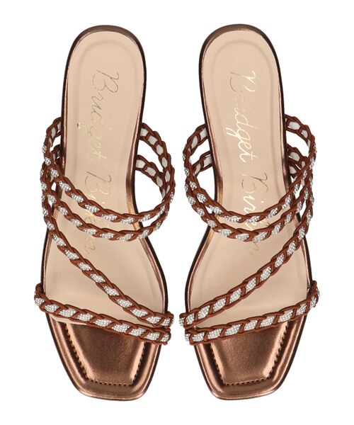 Bridget Birkin / ブリジットバーキン サンダル | 【Bridget Birkin】キラキラ編み込みサンダル | 詳細16