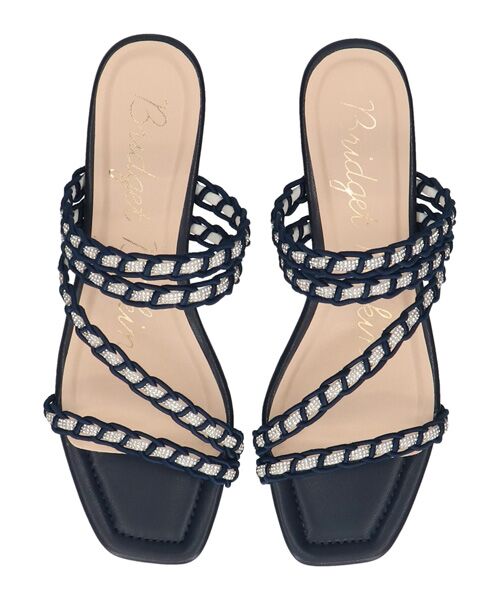 Bridget Birkin / ブリジットバーキン サンダル | 【Bridget Birkin】キラキラ編み込みサンダル | 詳細22