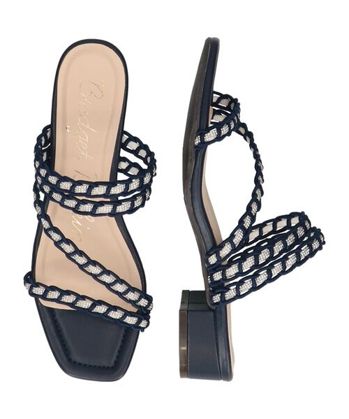 Bridget Birkin / ブリジットバーキン サンダル | 【Bridget Birkin】キラキラ編み込みサンダル | 詳細24