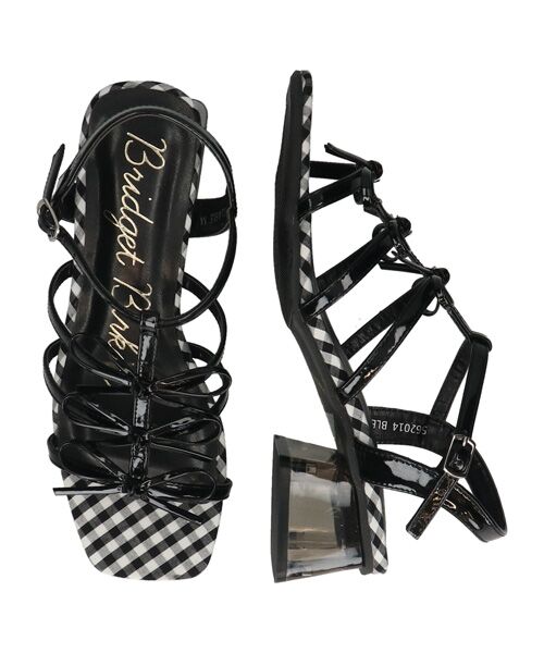 Bridget Birkin / ブリジットバーキン サンダル | 【Bridget Birkin】ギンガムチェックリボンサンダル | 詳細6