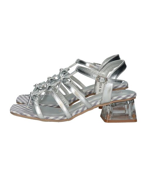 Bridget Birkin / ブリジットバーキン サンダル | 【Bridget Birkin】ギンガムチェックリボンサンダル | 詳細13