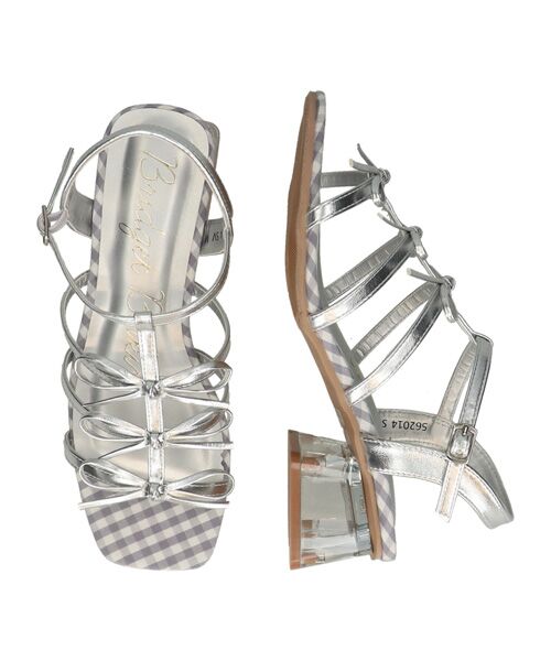 Bridget Birkin / ブリジットバーキン サンダル | 【Bridget Birkin】ギンガムチェックリボンサンダル | 詳細18