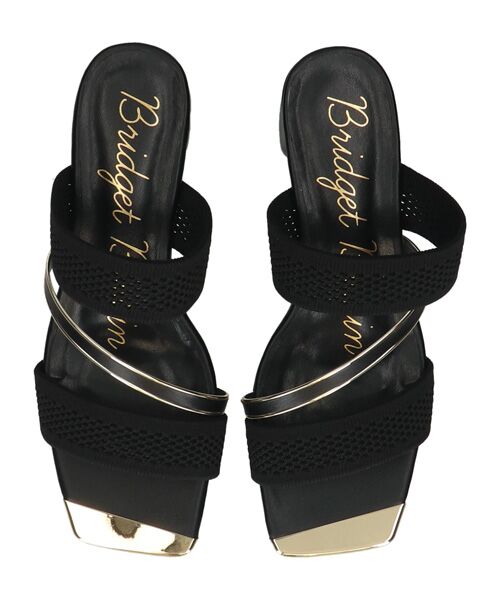 Bridget Birkin / ブリジットバーキン サンダル | 【Bridget Birkin】トウアクセントニットサンダル | 詳細4