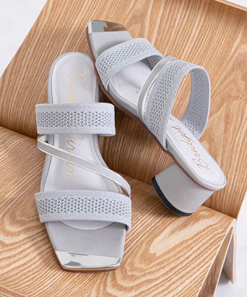 Bridget Birkin / ブリジットバーキン サンダル | 【Bridget Birkin】トウアクセントニットサンダル | 詳細25