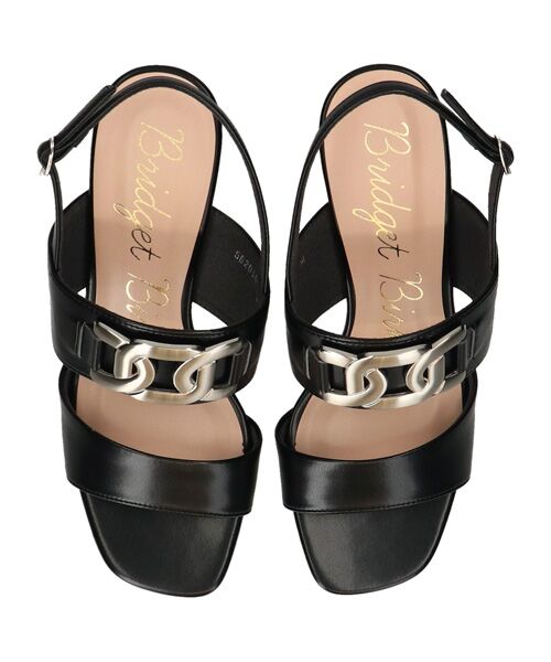 Bridget Birkin / ブリジットバーキン サンダル | 【Bridget Birkin】チェーンモチーフパーツサンダル | 詳細4