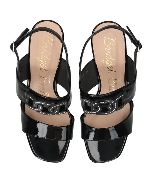 Bridget Birkin / ブリジットバーキン サンダル | 【Bridget Birkin】チェーンモチーフパーツサンダル | 詳細10