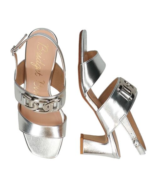 Bridget Birkin / ブリジットバーキン サンダル | 【Bridget Birkin】チェーンモチーフパーツサンダル | 詳細18