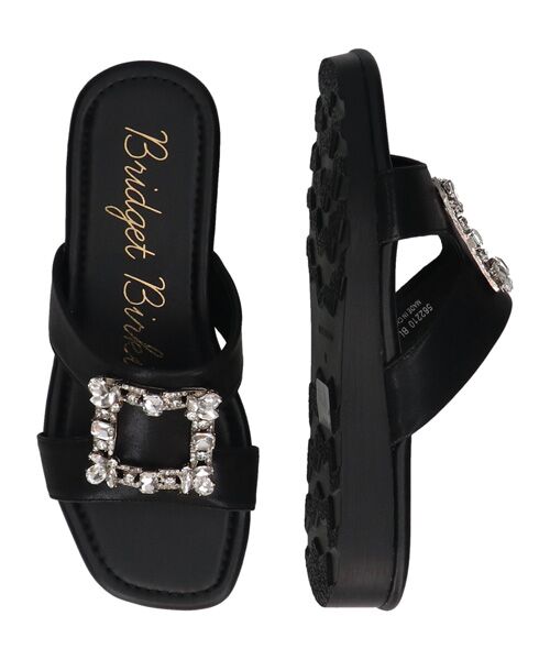 Bridget Birkin / ブリジットバーキン サンダル | 【Bridget Birkin】スクエアバックルミュールサンダル | 詳細6