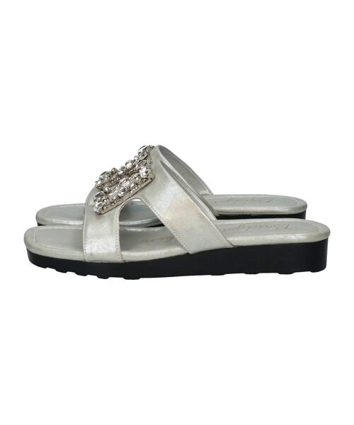 Bridget Birkin / ブリジットバーキン サンダル | 【Bridget Birkin】スクエアバックルミュールサンダル | 詳細13