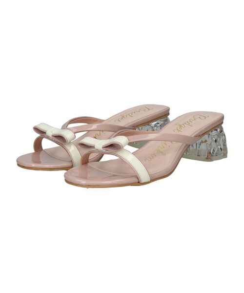 Bridget Birkin / ブリジットバーキン サンダル | 【Bridget Birkin】キルティングヒールリボンサンダル | 詳細10