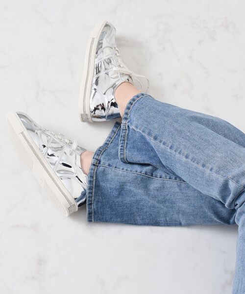 Bridget Birkin / ブリジットバーキン スニーカー | 【Bridget Birkin】サイドギャザービジュースニーカー | 詳細26