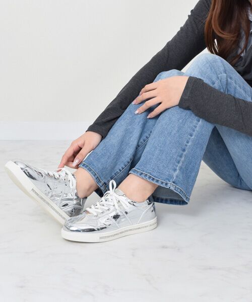 Bridget Birkin / ブリジットバーキン スニーカー | 【Bridget Birkin】サイドギャザービジュースニーカー | 詳細27