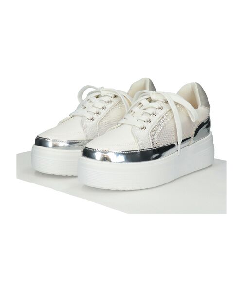 Bridget Birkin / ブリジットバーキン スニーカー | 【Bridget Birkin】グリッターメッシュスニーカー | 詳細10