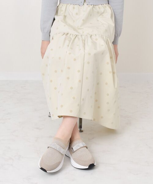 Bridget Birkin / ブリジットバーキン スニーカー | 【Bridget Birkin】ベルトストーンニットスニーカー | 詳細17