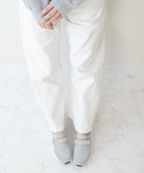 Bridget Birkin / ブリジットバーキン スニーカー | 【Bridget Birkin】ベルトストーンニットスニーカー | 詳細26