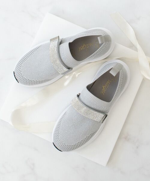 Bridget Birkin / ブリジットバーキン スニーカー | 【Bridget Birkin】ベルトストーンニットスニーカー | 詳細27