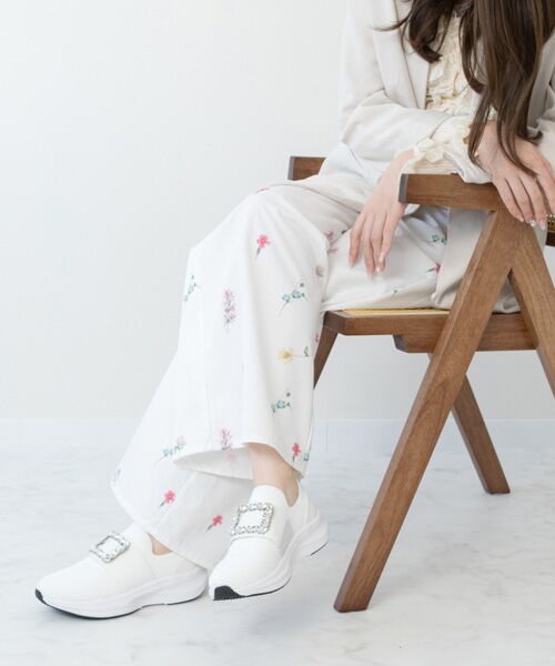 Bridget Birkin / ブリジットバーキン スニーカー | 【Bridget Birkin】ビジューバックルニットスニーカー | 詳細18