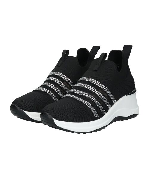 Bridget Birkin / ブリジットバーキン スニーカー | 【Bridget Birkin】ビジューニットヒールアップスニーカー | 詳細1