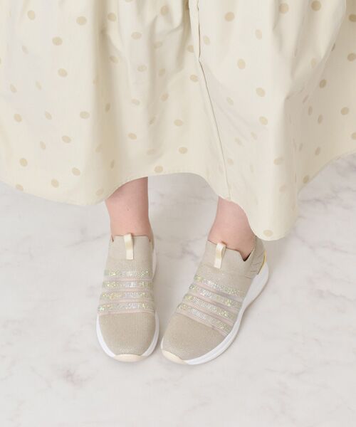 Bridget Birkin / ブリジットバーキン スニーカー | 【Bridget Birkin】ビジューニットヒールアップスニーカー | 詳細17