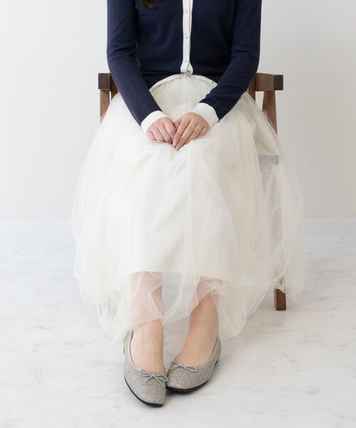 Bridget Birkin / ブリジットバーキン パンプス | 【BRIDGET BIRKIN WALK】ラメパナマ調バレエパンプス | 詳細18