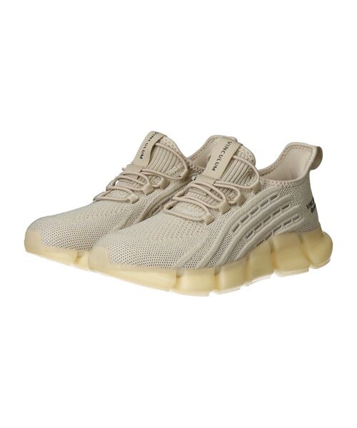 Bridget Birkin / ブリジットバーキン スニーカー | 【VINCULUM】アクティブコラボニットスニーカー（ライトベージュ雑材）