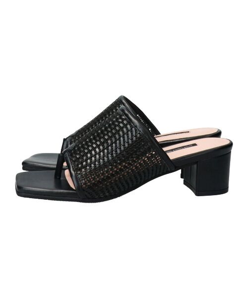 Bridget Birkin / ブリジットバーキン サンダル | 【PARADIS COULEUR】スクエアトウメッシュトングサンダル | 詳細2