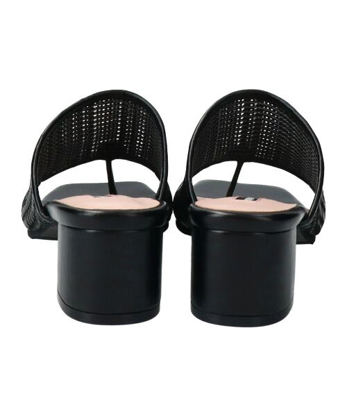 Bridget Birkin / ブリジットバーキン サンダル | 【PARADIS COULEUR】スクエアトウメッシュトングサンダル | 詳細4