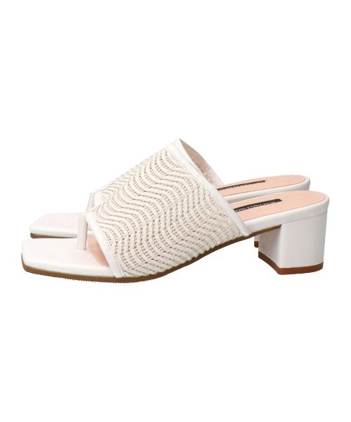 Bridget Birkin / ブリジットバーキン サンダル | 【PARADIS COULEUR】スクエアトウメッシュトングサンダル | 詳細9