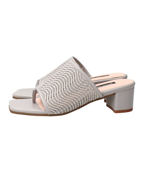 Bridget Birkin / ブリジットバーキン サンダル | 【PARADIS COULEUR】スクエアトウメッシュトングサンダル | 詳細16