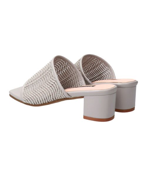 Bridget Birkin / ブリジットバーキン サンダル | 【PARADIS COULEUR】スクエアトウメッシュトングサンダル | 詳細17