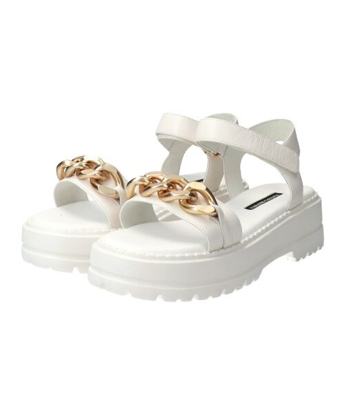 Bridget Birkin / ブリジットバーキン サンダル | 【PARADIS COULEUR】アンクルストラップ厚底チェーンサンダル | 詳細11