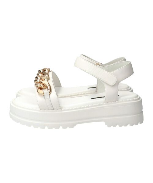 Bridget Birkin / ブリジットバーキン サンダル | 【PARADIS COULEUR】アンクルストラップ厚底チェーンサンダル | 詳細12