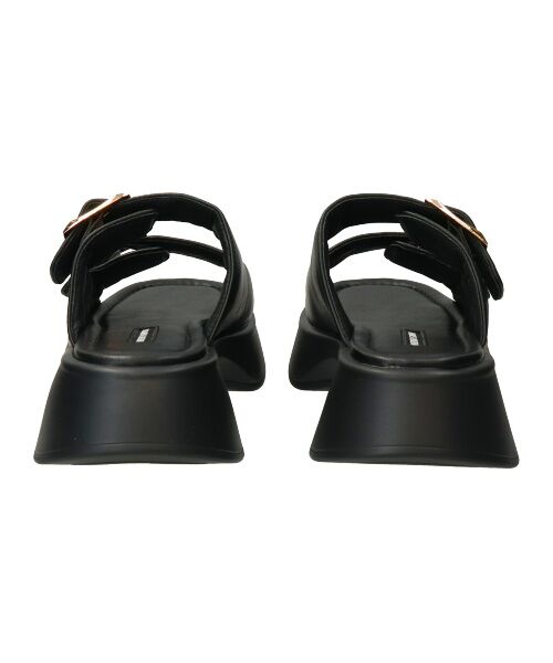 Bridget Birkin / ブリジットバーキン サンダル | 【PARADIS COULEUR】ダブルバックル厚底ミュールサンダル | 詳細4