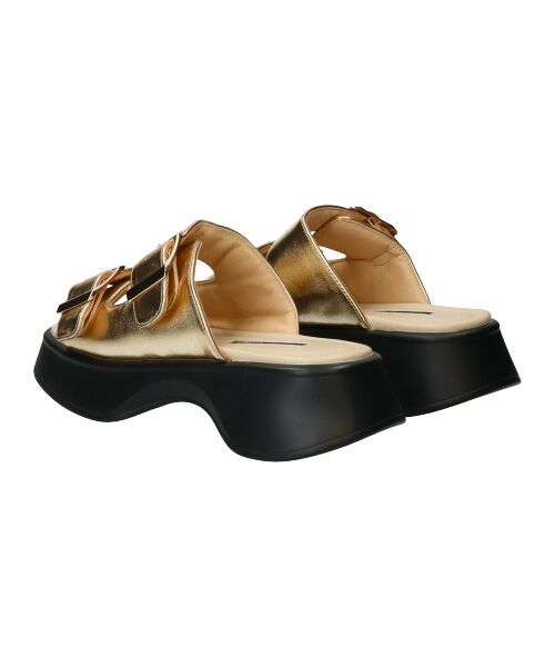 Bridget Birkin / ブリジットバーキン サンダル | 【PARADIS COULEUR】ダブルバックル厚底ミュールサンダル | 詳細12